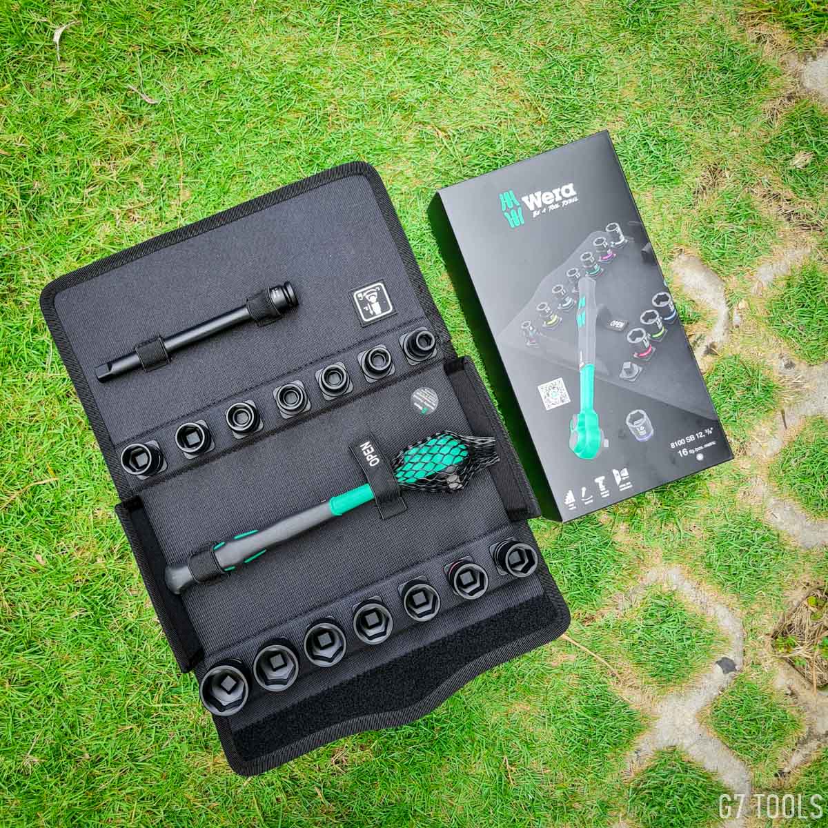 Bộ Khẩu Tuýp 3/8" Wera Zyklop Comfort Ratchet 8100 SB 12 Gồm 16 Chi Tiết 005530