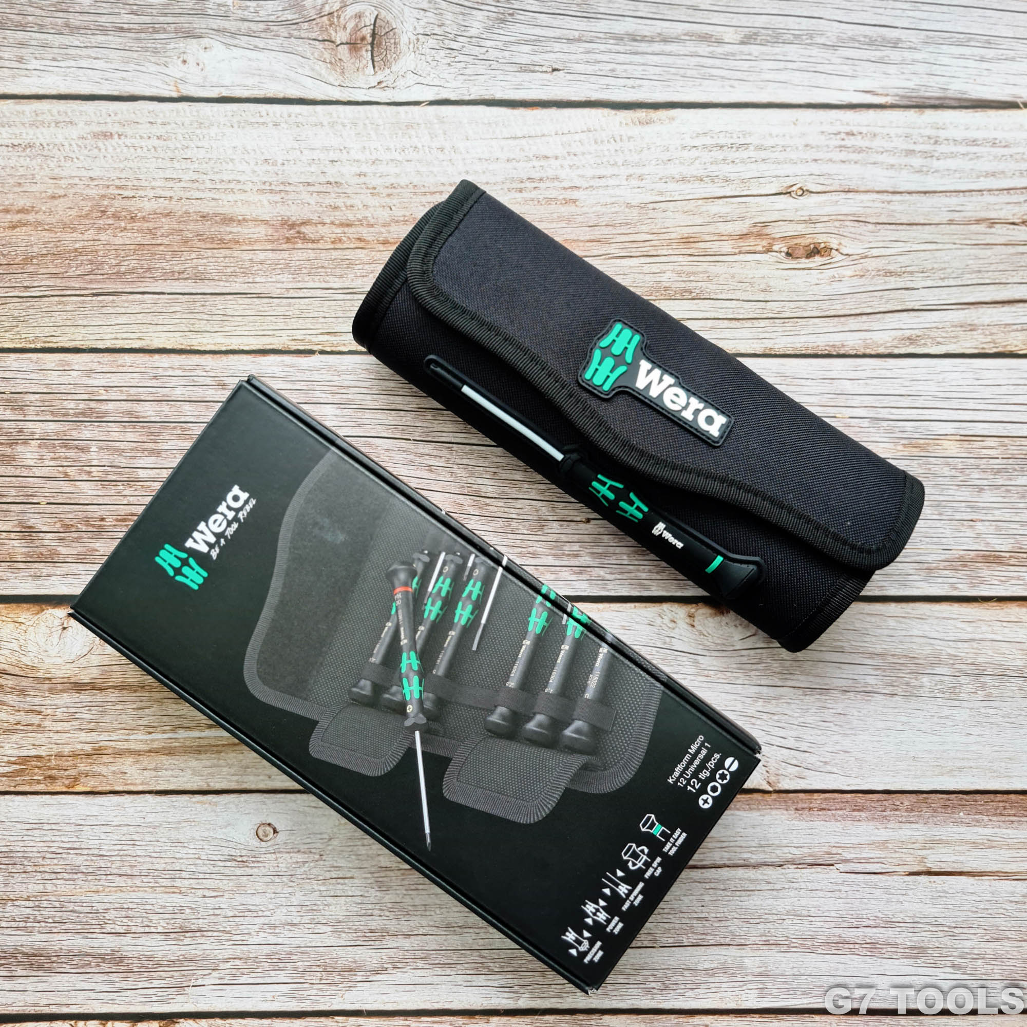 Wera 073675 - Bộ Tua Vít Mở Linh Kiện Điện Tử Kraftform Micro 12 Universal