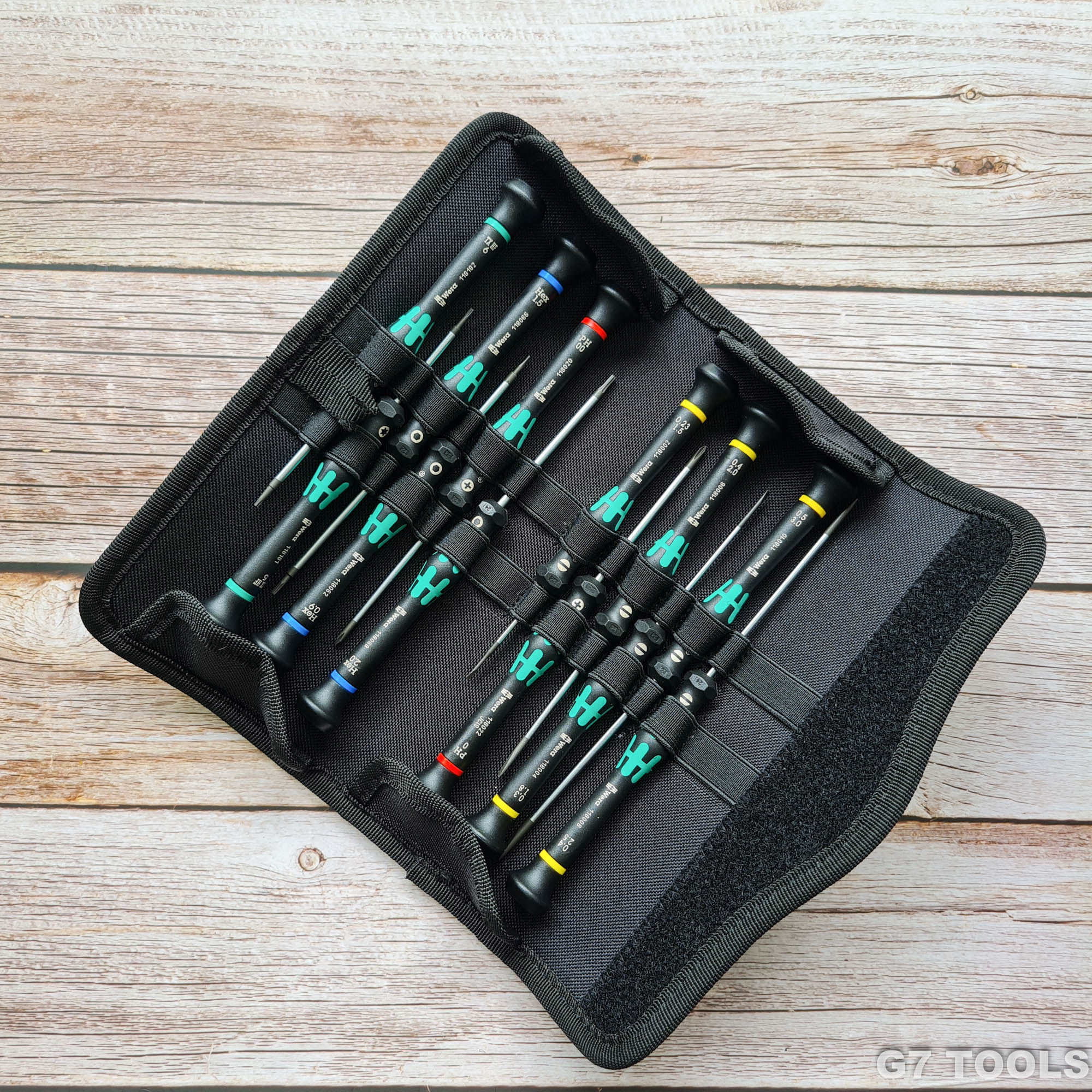 Wera 073675 - Bộ Tua Vít Mở Linh Kiện Điện Tử Kraftform Micro 12 Universal