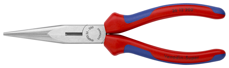 Knipex Storchschnabelzange 26 12 200 – Radiozange, Flachrundzange, 200 Mm, NEU & OVP