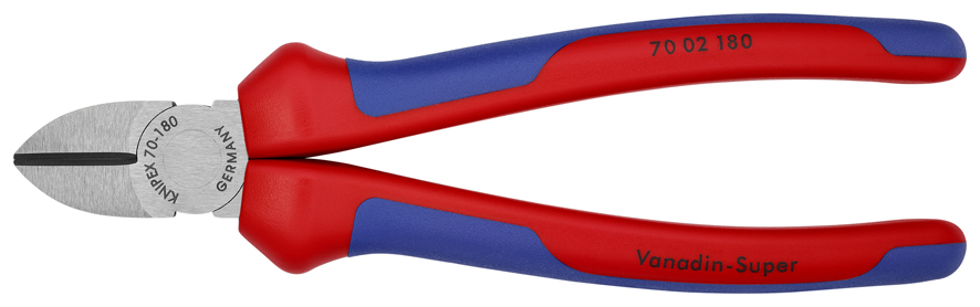 Kìm cắt sắt thép mũi thon Knipex 70 02 180