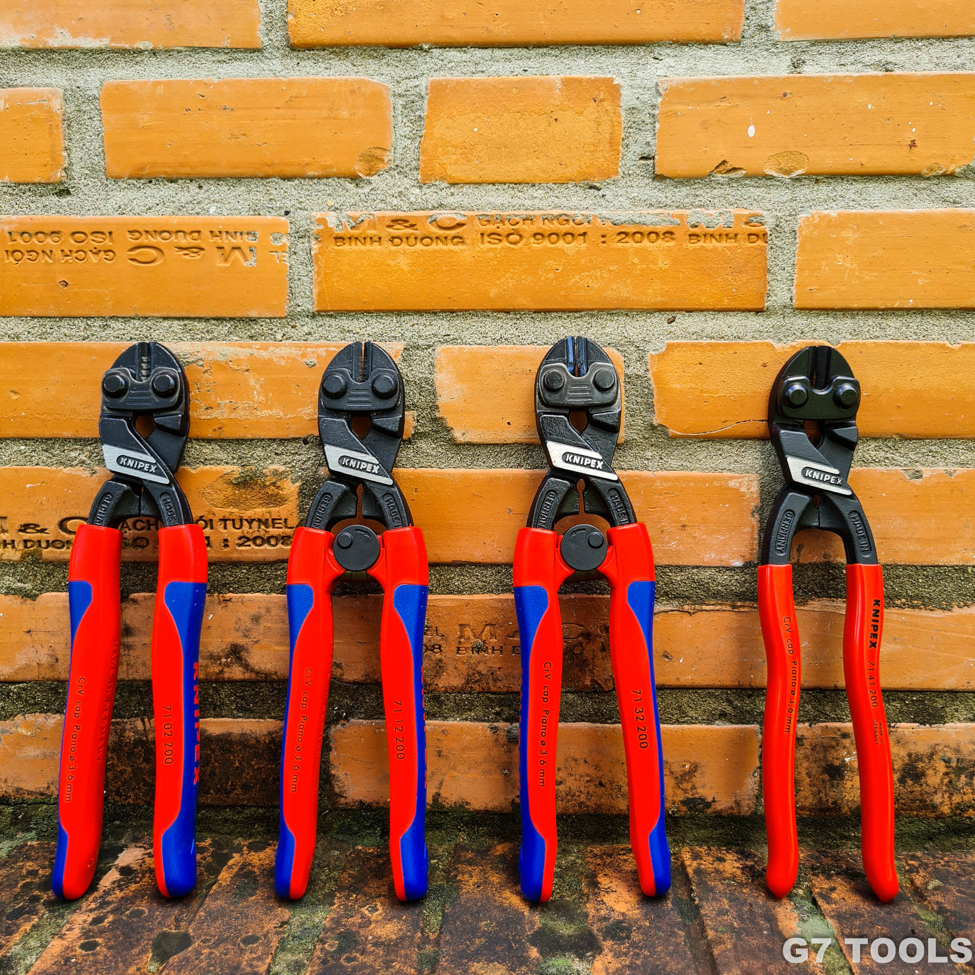 Kìm Cắt KNIPEX CoBolt® 71 02 200 Lưỡi cắt 64 HRC