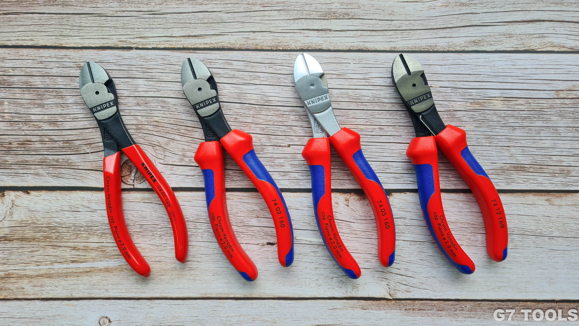 Kìm Cắt Thân Chéo Knipex 74 12 160 Có Lẫy Tự Mở Miêng Chiều Dài 160mm