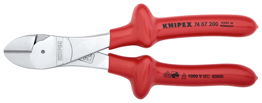 Kìm cắt thân chéo Cán đúc Knipex 74 07 200