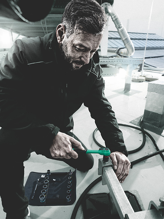 Bộ Khẩu Tuýp 3/8" Wera Zyklop Comfort Ratchet 8100 SB 12 Gồm 16 Chi Tiết 005530