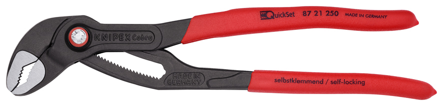 Kìm nước mỏ quạ Cobra Knipex 87 21 250 Quickset