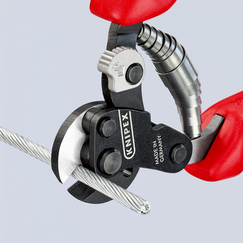 Kìm Knipex 95 62 160 TC Cắt Cáp Thép Bện Wire Rope