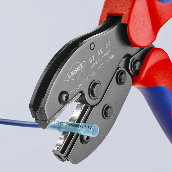 Kìm Bấm Cos Nối Co Nhiệt “Heat Shrinkeable” Knipex 97 52 37