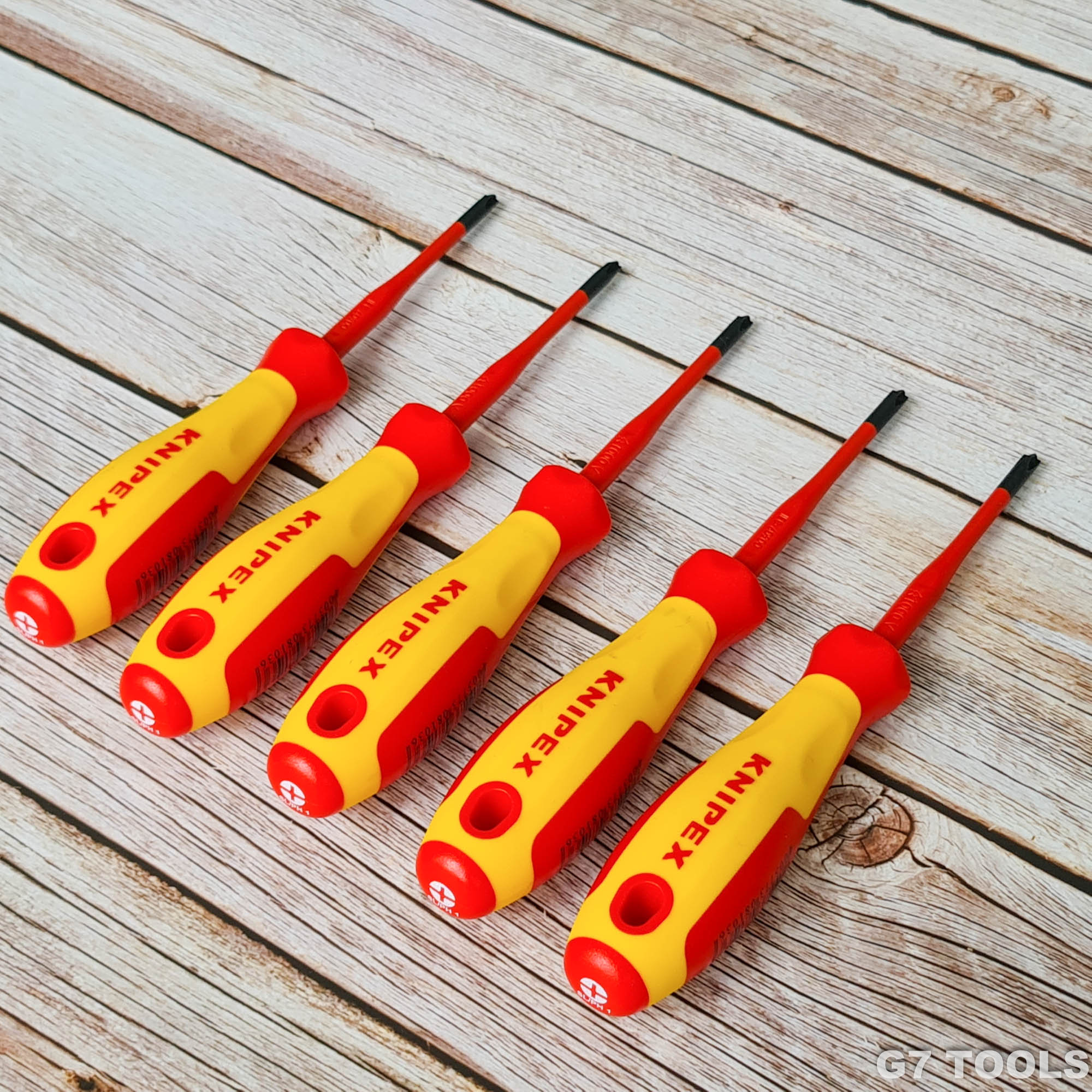 Tua Vít Mở Ốc CB Điện Knipex 98 24 02 SLS Mũi Slim (Kết Hợp Mũi Cộng-Trừ)