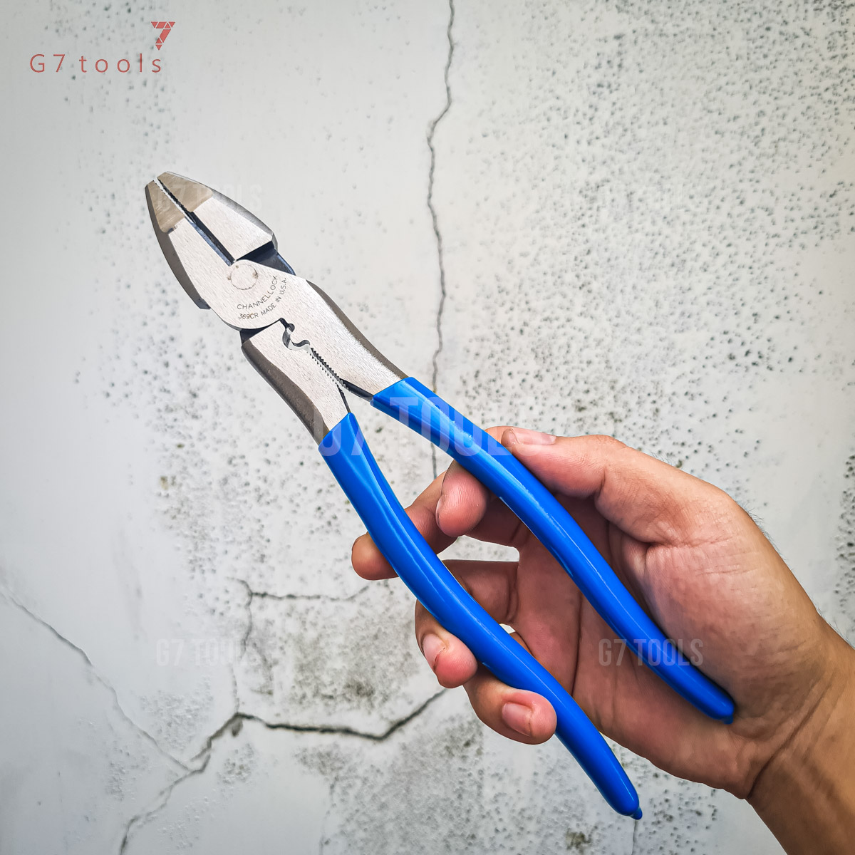 Kìm Đa Năng Lineman Channellock 369CR Cộng Lực Cao XLT Có Chức Năng Bấm Cos