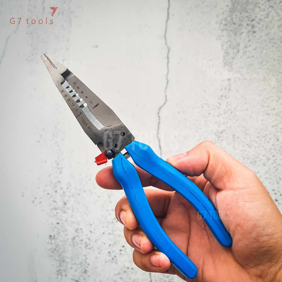 Kìm Tuốt Dây Channellock 968 Hệ Mỹ AWG 12-20