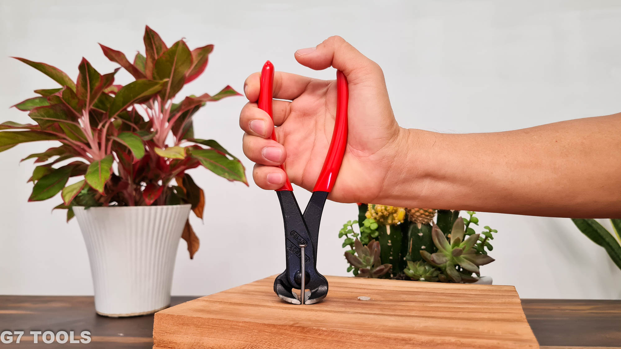 Knipex 68 01 180 Kìm Cắt Càng Cua End Cutting Nipper