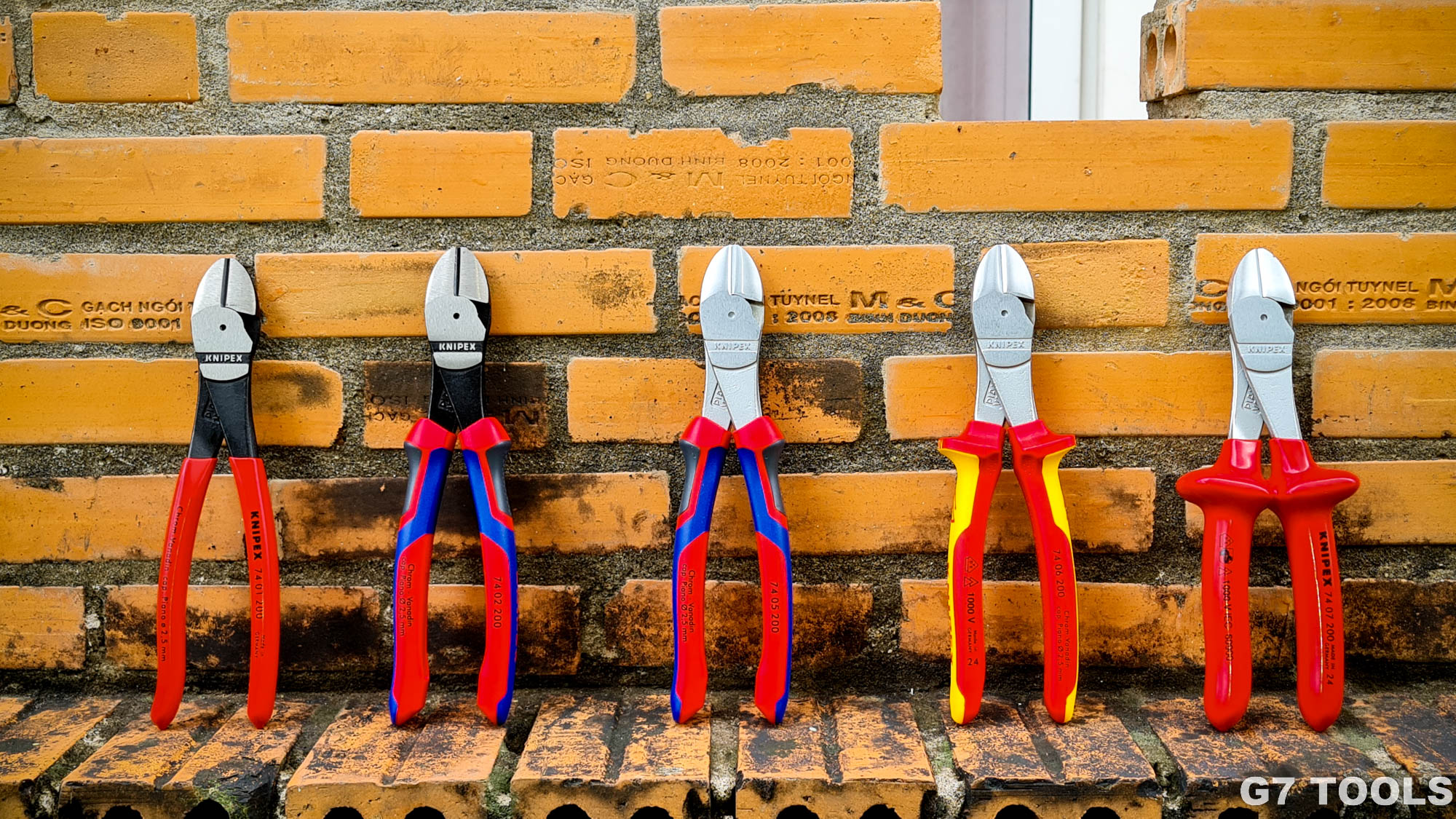 Knipex 74 06 200 - Kìm Cắt Thân Chéo Chiều Dài 200mm Cách Điện 1000 Volt