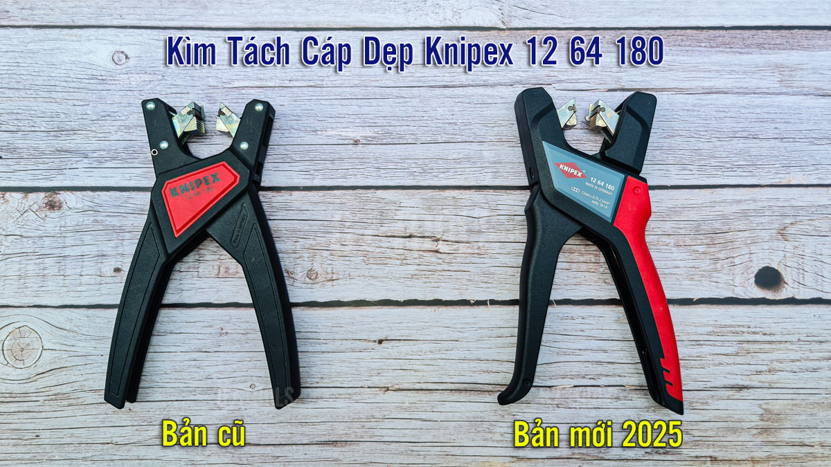 Kìm Tách Cáp Dẹp (Flat Cables) Knipex 12 64 180