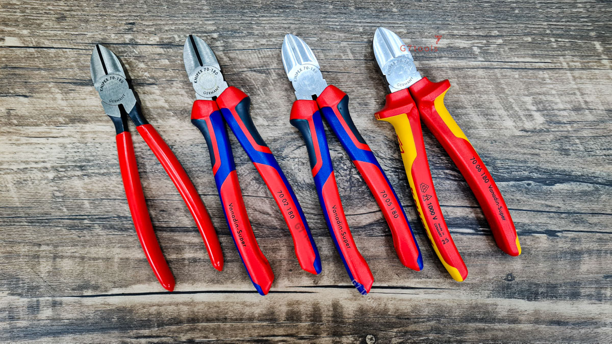 Kìm Cắt Mũi Thon Knipex 70 06 180 Dài 180mm