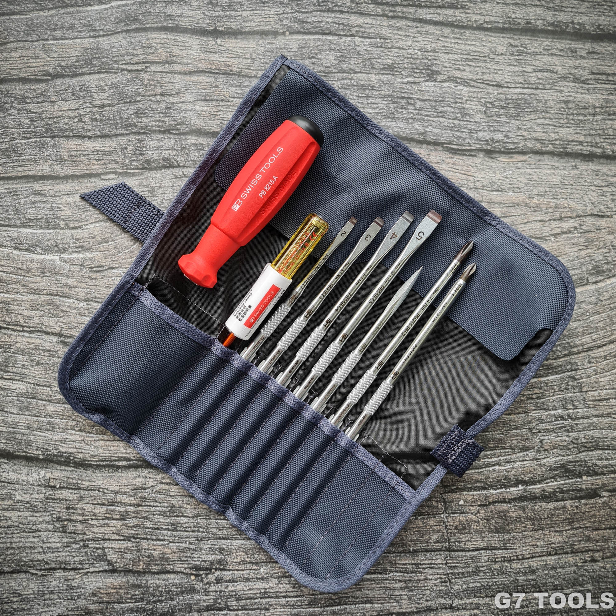 Bộ Tua Vít PB SwissTools 9 Chi Tiết PB 8218.GY V01