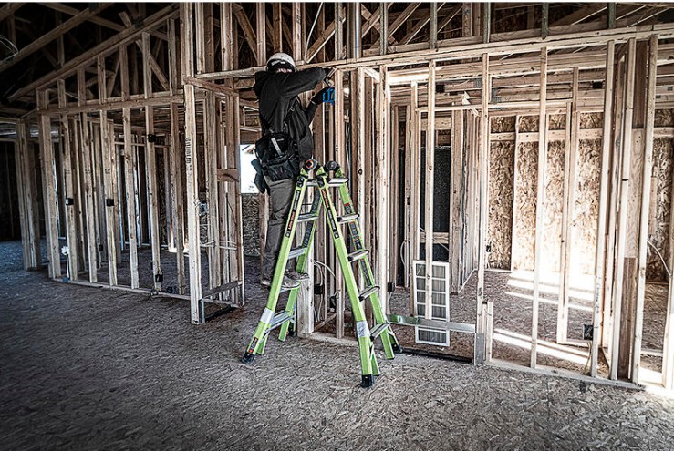 Thang Little Giant Dark Horse 16122 Dành cho Thợ Điện và Thợ Điện Lạnh HVACR