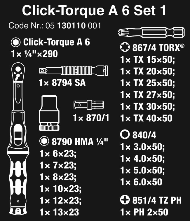 Wera 05130110001