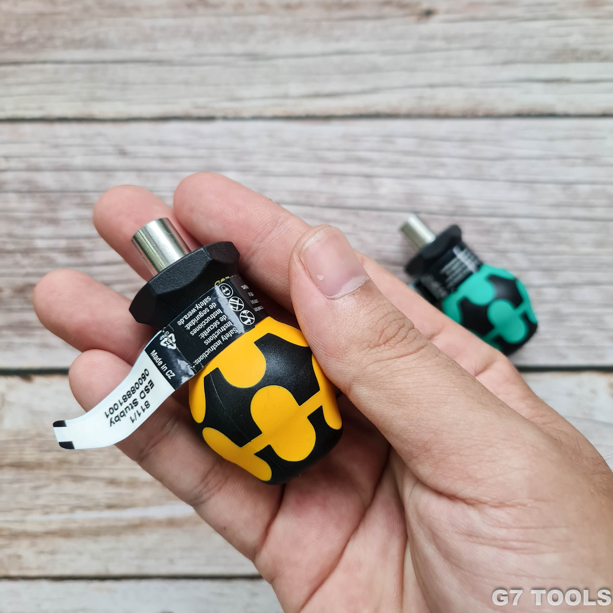 Tay Vặn Tua Vít Wera 811/1 ESD Lùn Stubby 008881