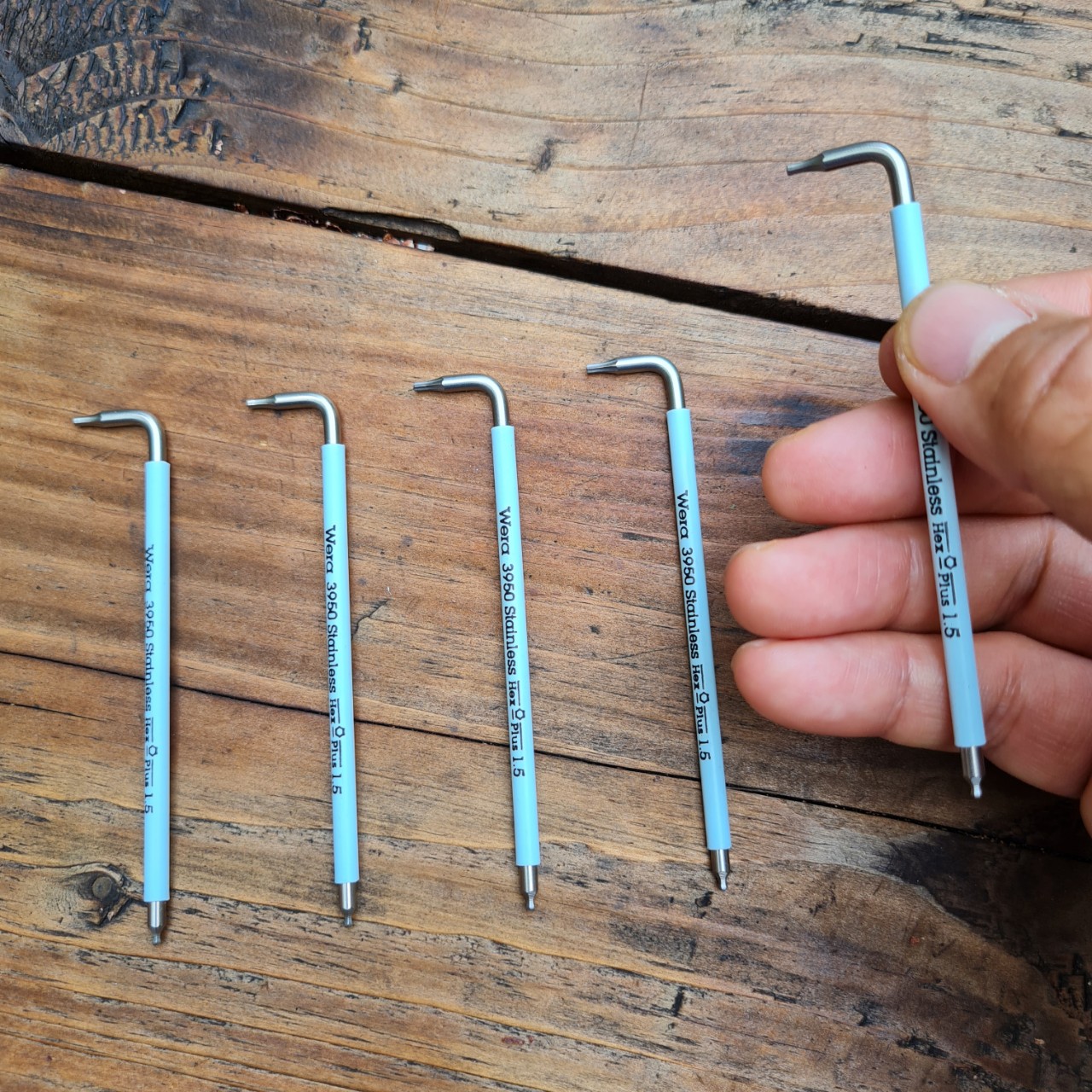 Lục Giác Wera Size 1.5mm - Chất Liệu Thép Không Gỉ Dòng 3950 SPKL 05022660001