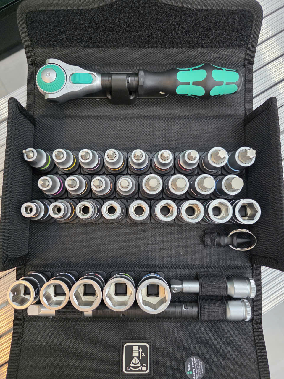 Bộ Wera 8100 SB All-in Zyklop Speed Ratchet 3/8" 05003536001