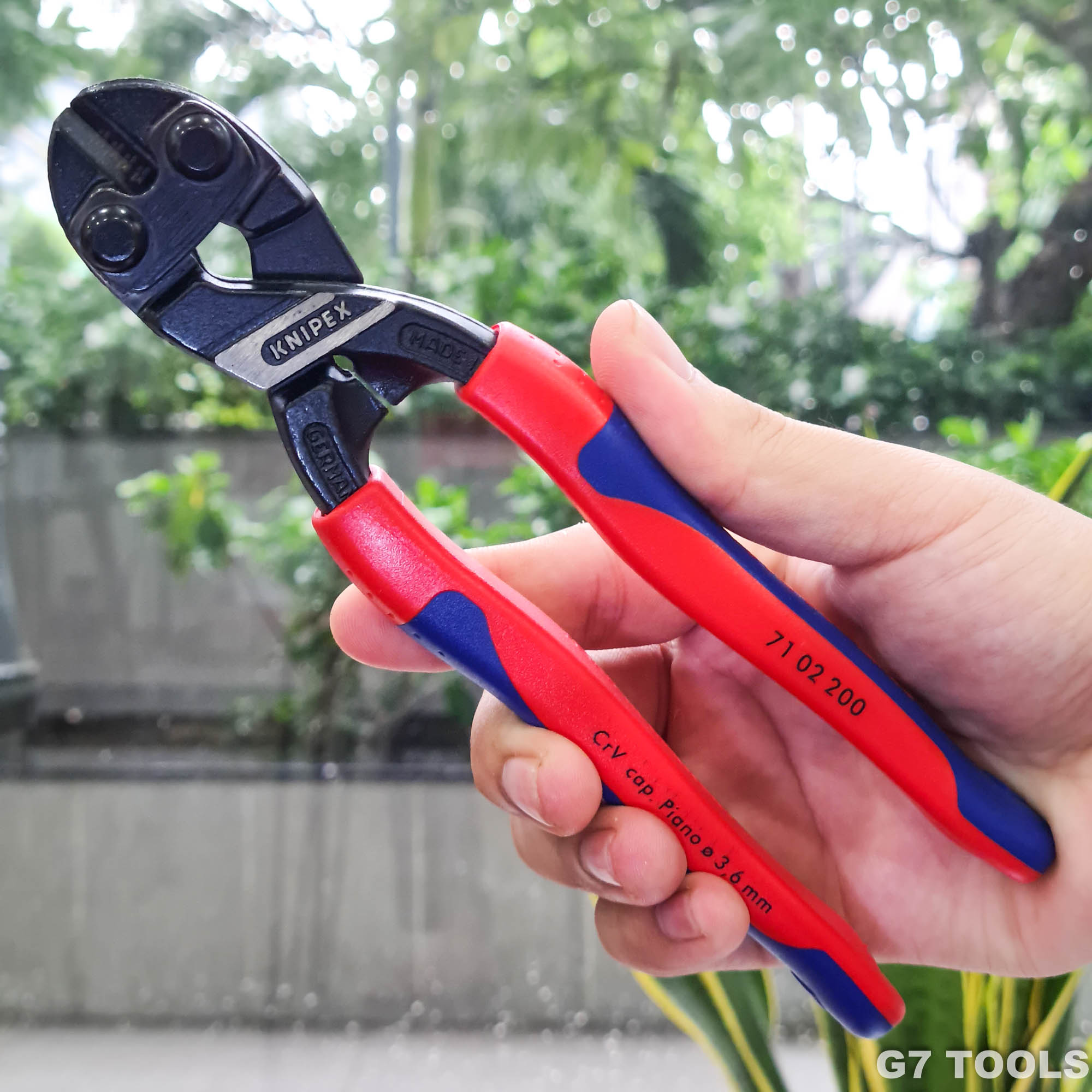 Kìm Cắt KNIPEX CoBolt® 71 02 200 Lưỡi cắt 64 HRC