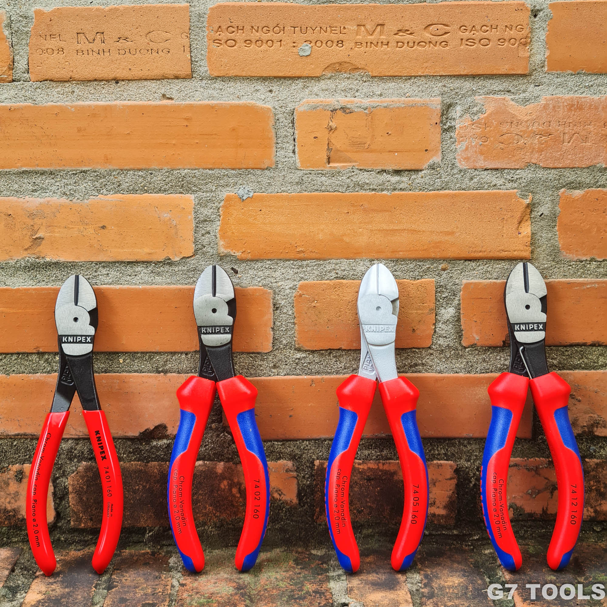 Knipex 00 20 12 V02 VDE - Bộ Tua Vít Mũi Slim 6 Chiếc