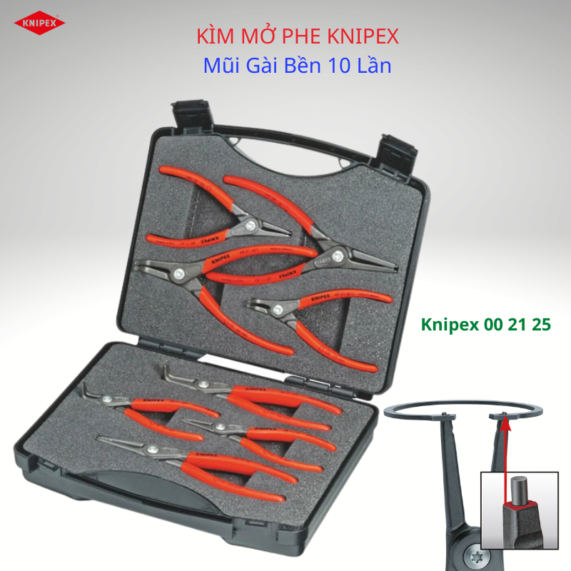 Bộ Kìm Mở Phe Knipex 00 21 25
