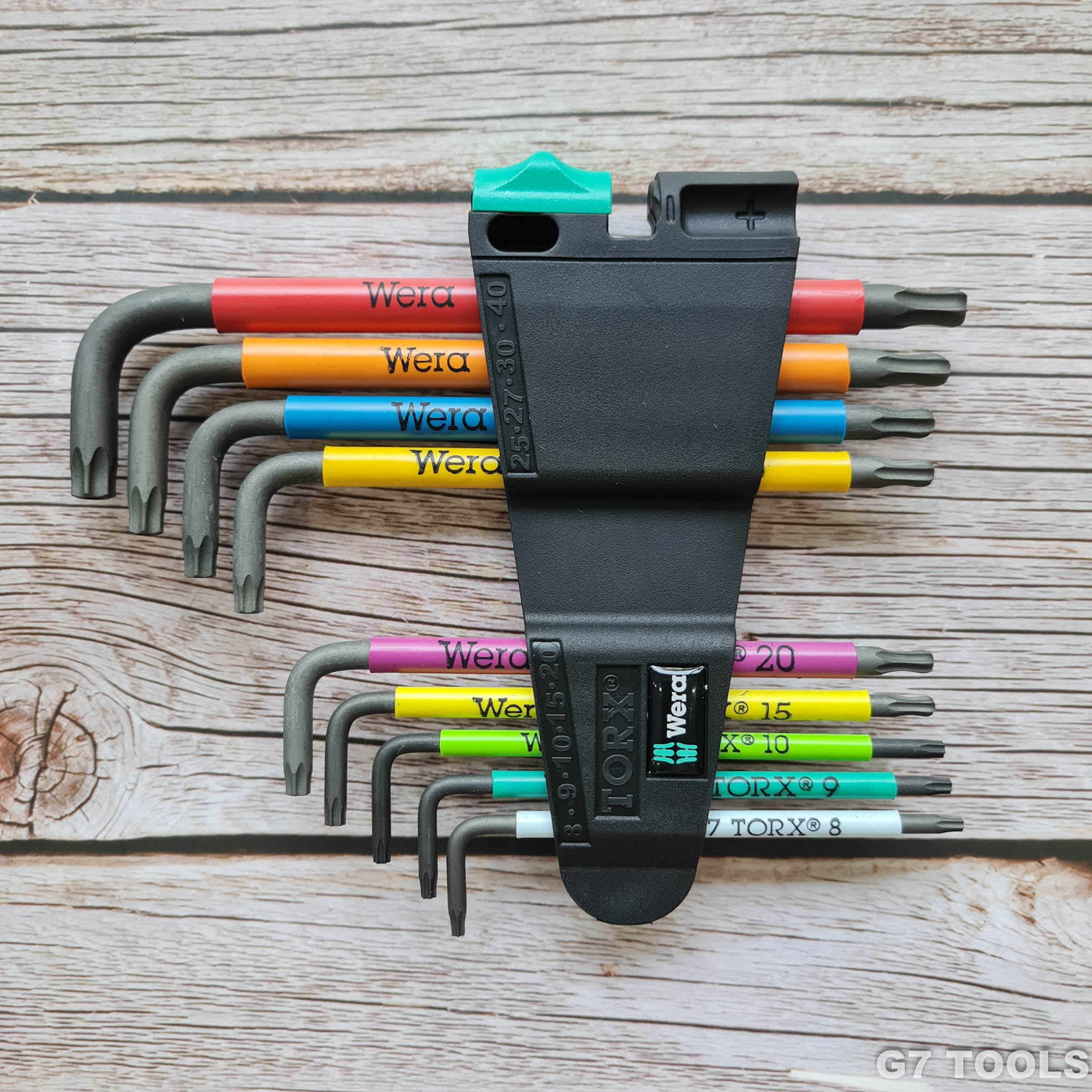 Bộ Lục Giác Hoa Thị Có Lỗ Wera 967/9 TX BO Multicolour 05073599001