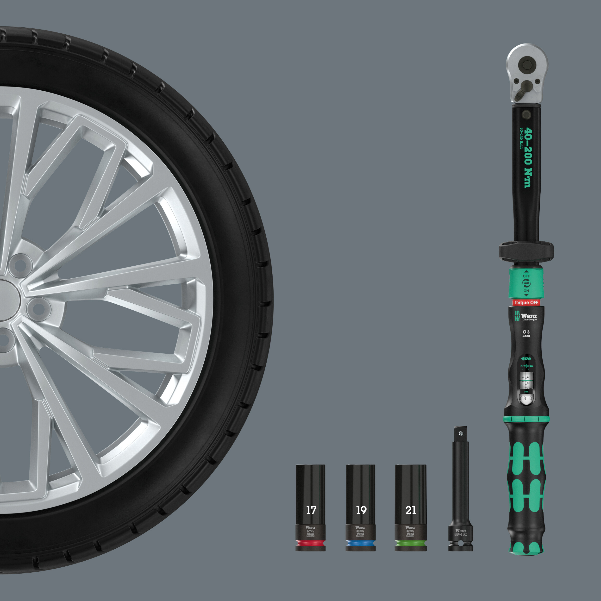 Wera Car Wheel Lock C 3 Torque