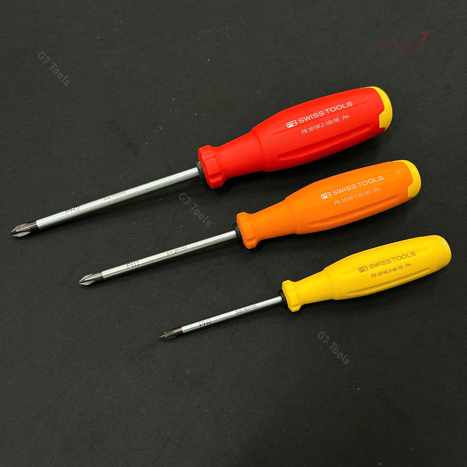 Tua Vít PB Swiss Tools RainBow SwissGrip Evo 38190 Mũi PH 0