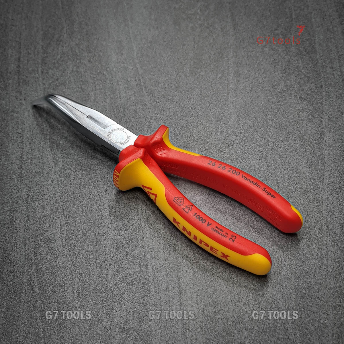 Kìm Nhọn Knipex 26 26 200 Mũi Cong