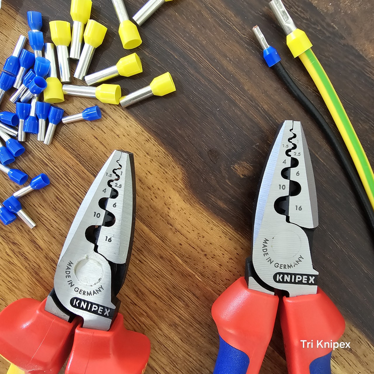 Knipex 97 72 180 bấm cos pin rỗng