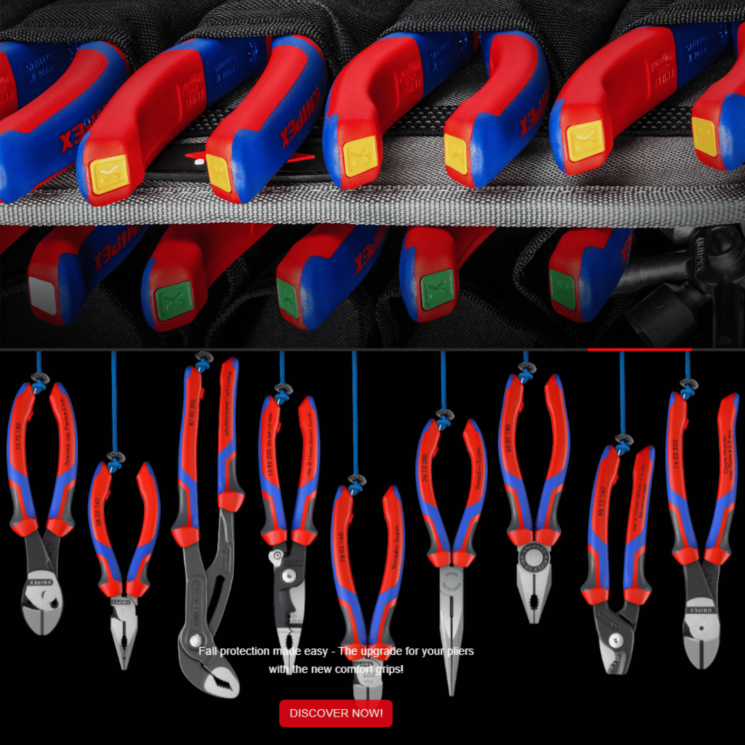 Knipex 00 61 10 - ColorCode Clips Xanh Dương (Lẻ 1 Cái)