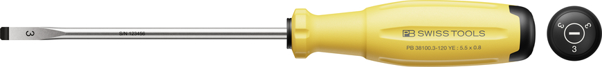 Tua Vít PB Swiss Tools RainBow SwissGrip Evo 38100 Mũi 5.5mm
