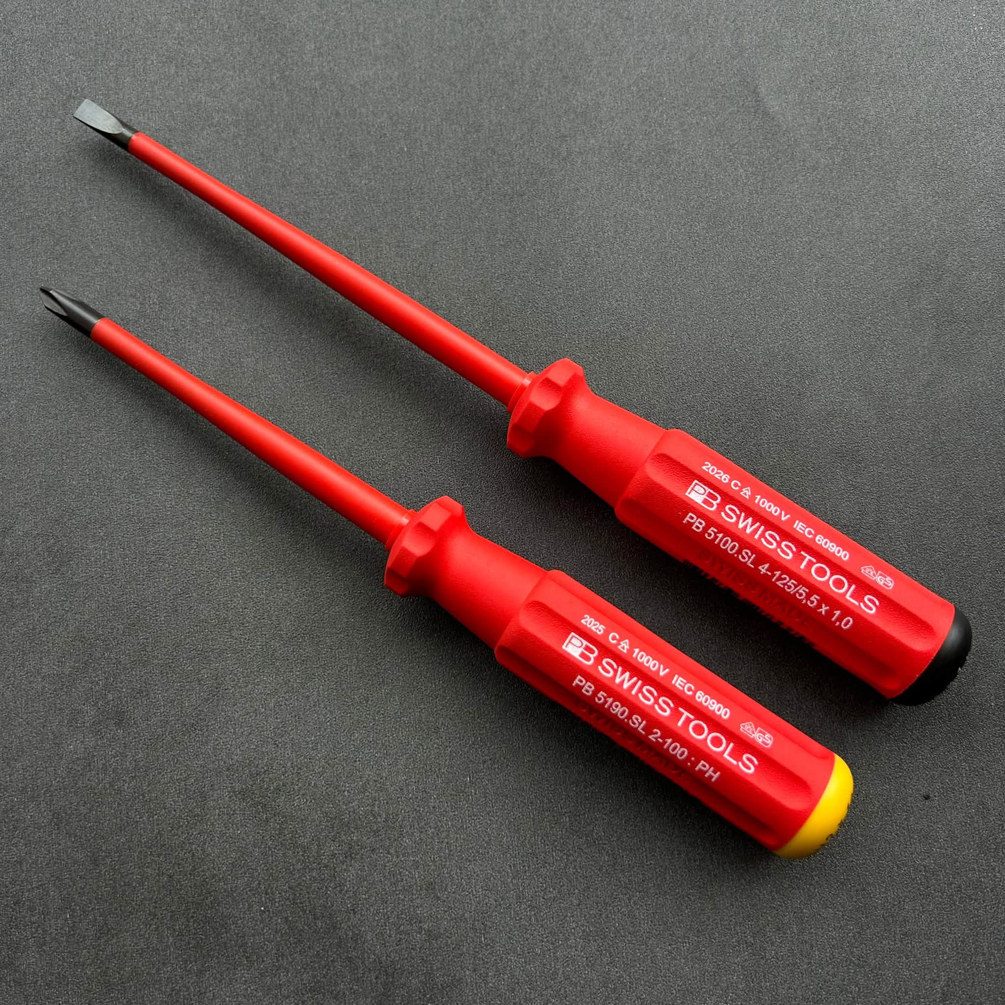 Cặp Tua Vít Cách Điện PB Swiss Tools Mũi Slim