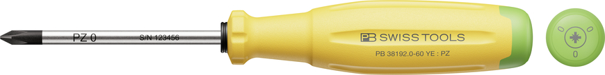 Tua Vít PB Swiss Tools RainBow SwissGrip Evo 38192 Mũi PZ 0
