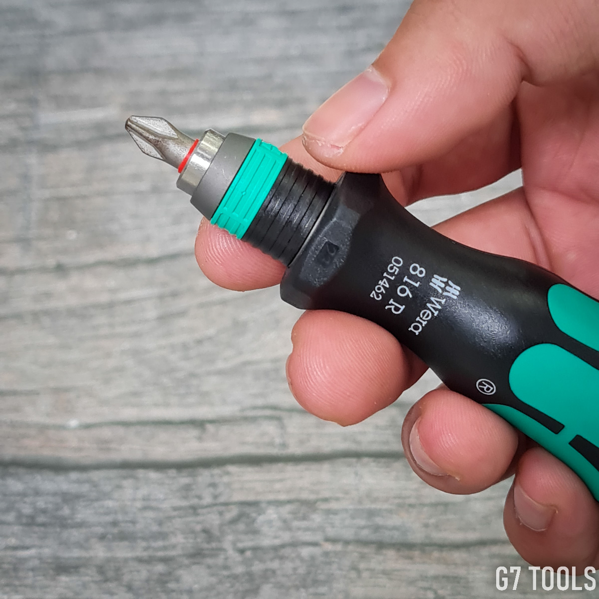 Tay Vặn Vít Wera 816 R Đầu Gắn Nhanh Rapidator 073540
