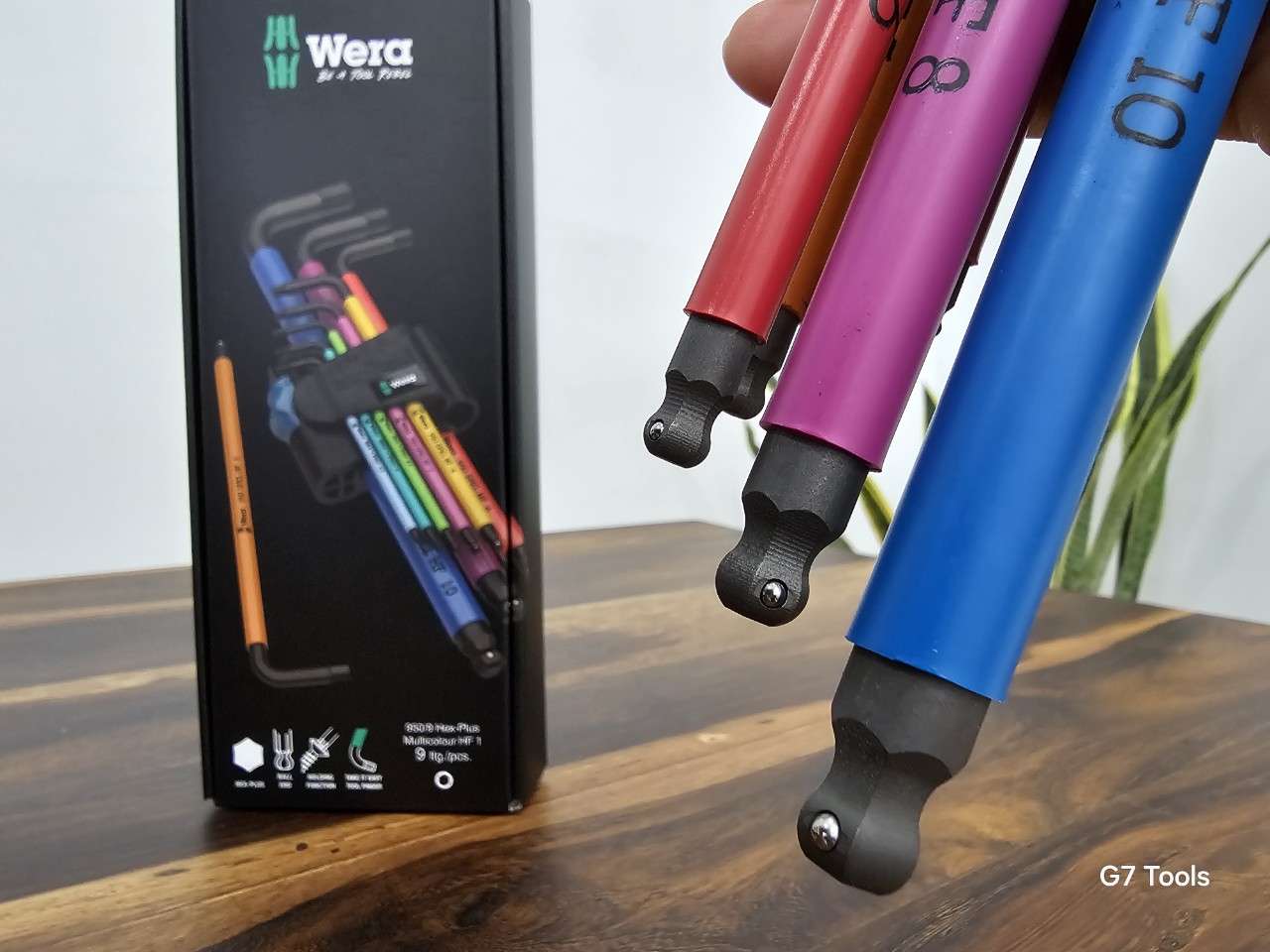 Bộ Lục Giác Wera 950/9 05 022210 001 Gắn Bi Chống Rơi