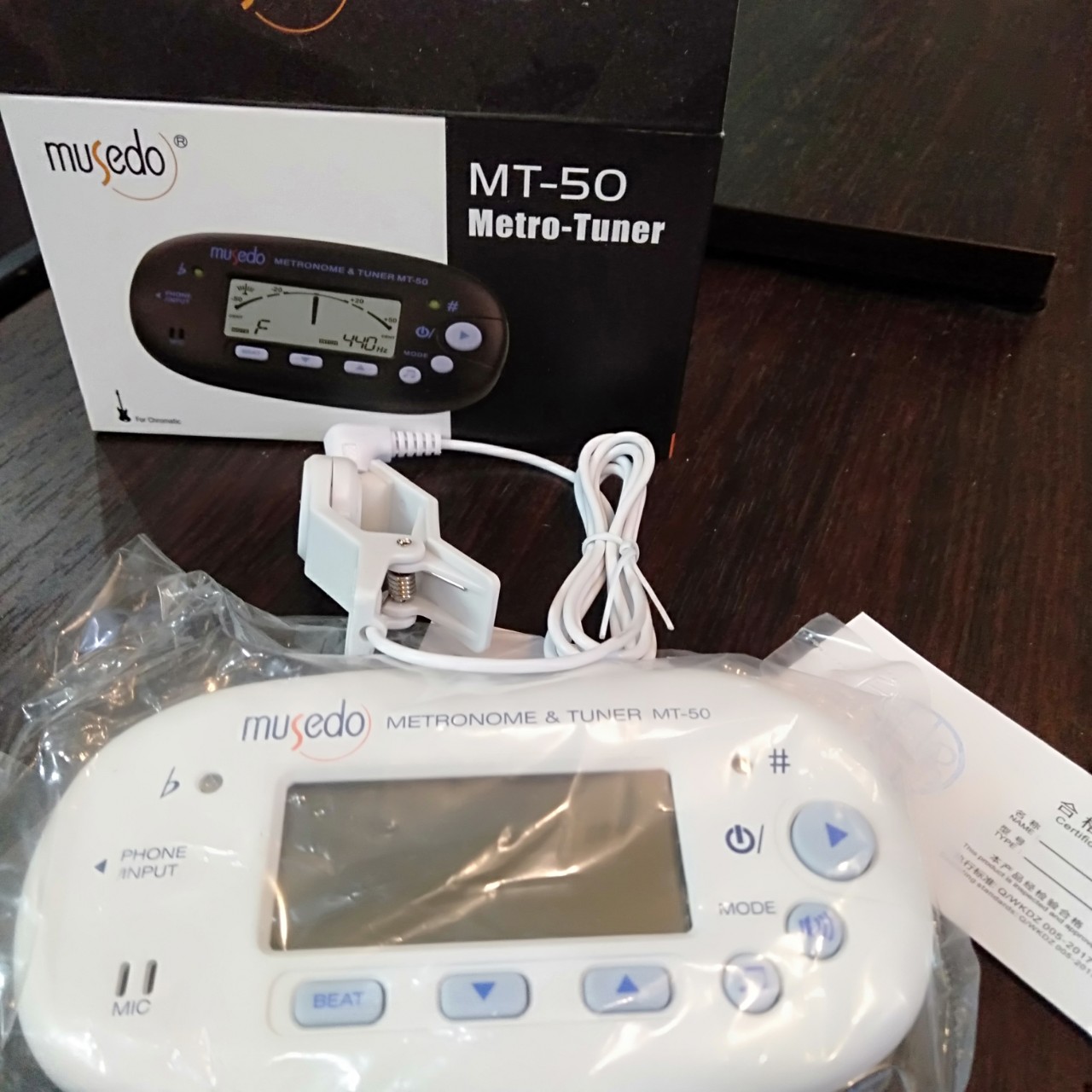 nhạc cụ fun art - MÁY LÊN DÂY TUNER MUSEDO MT-50