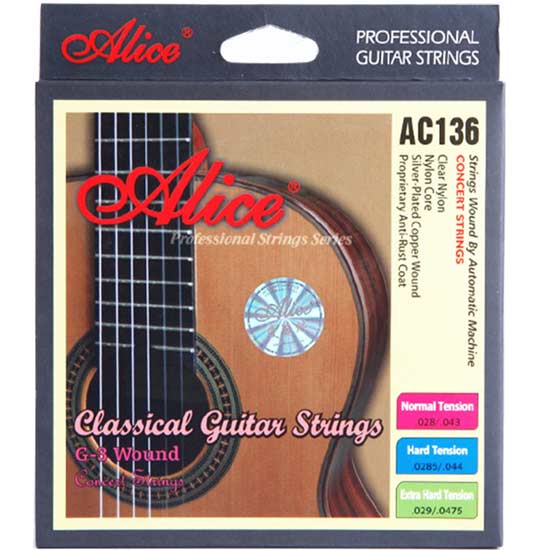 nhạc cụ fun art - Dây guitar Classic Alice AC 136 (cỡ 28-43)