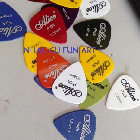nhạc cụ fun art - Combo 10 pick gảy Alice giá rẻ