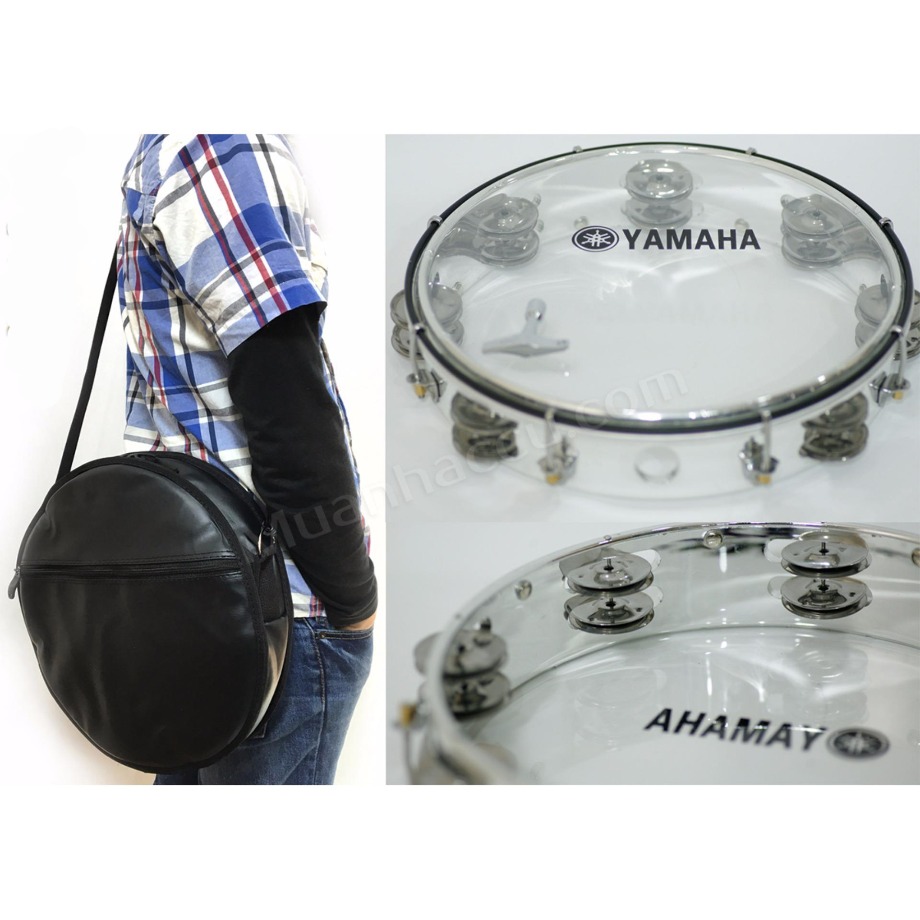 nhạc cụ fun art - Phụ kiện bao da đựng trống lắc tay yamaha