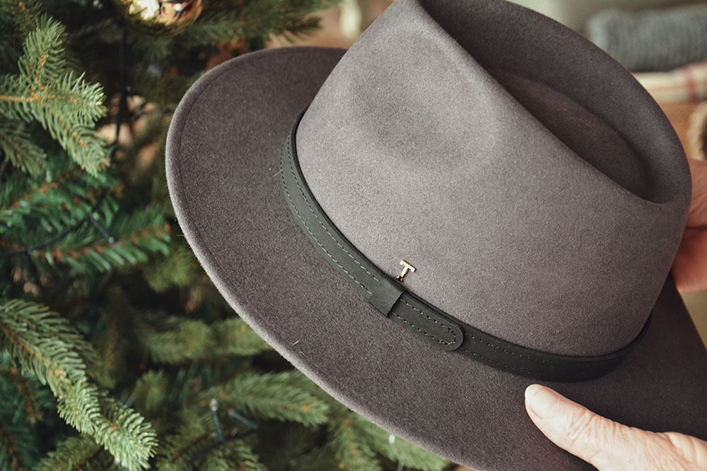 Nón phớt nỉ, nón fedora cao cấp hiệu Tonak TN09