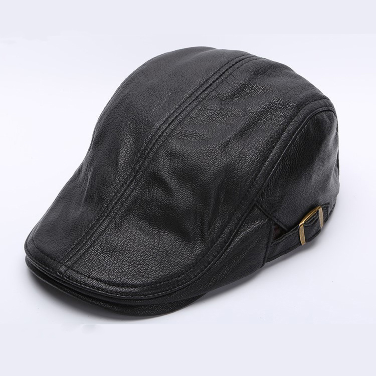 Mũ beret nam da cừu phong cách trẻ trung WP2839