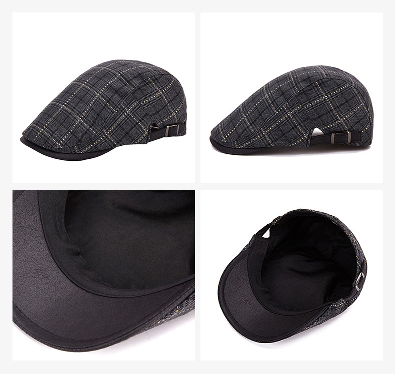 Mũ beret nam phong cách Hàn Quốc BR014