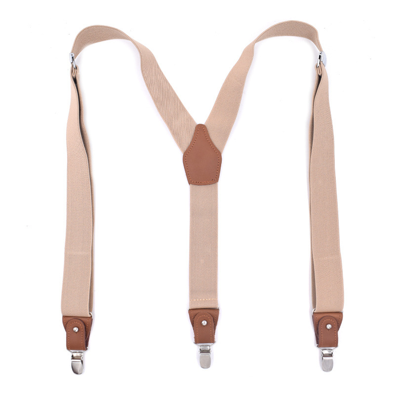 Dây đeo quần nam bản 3.5cm đầu 1 kẹp MF01