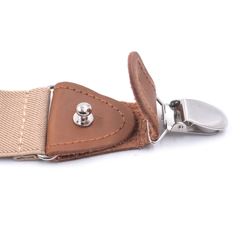 Dây đeo quần nam bản 3.5cm đầu 1 kẹp MF01