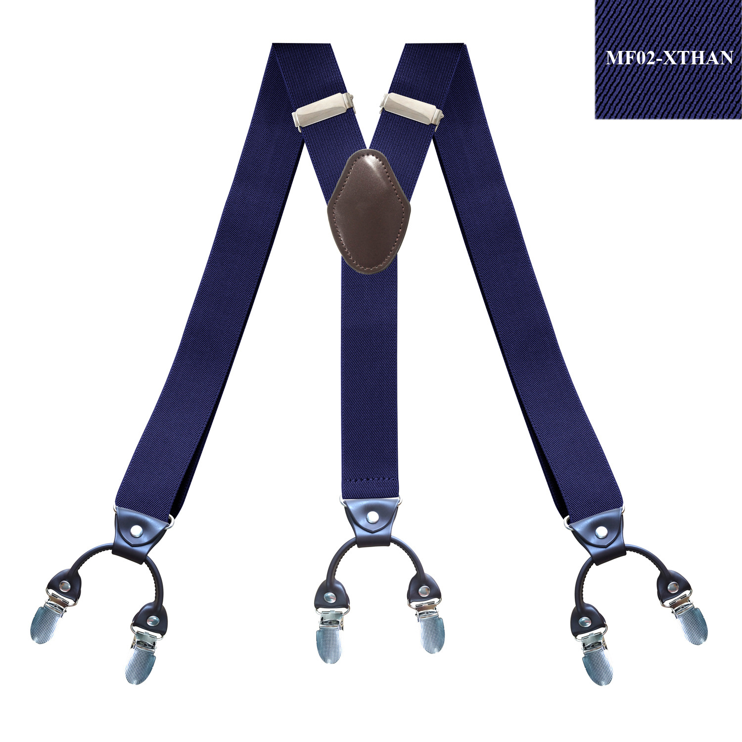 Dây đeo quần chữ Y bản 3.5cm đầu 2 kẹp MF02