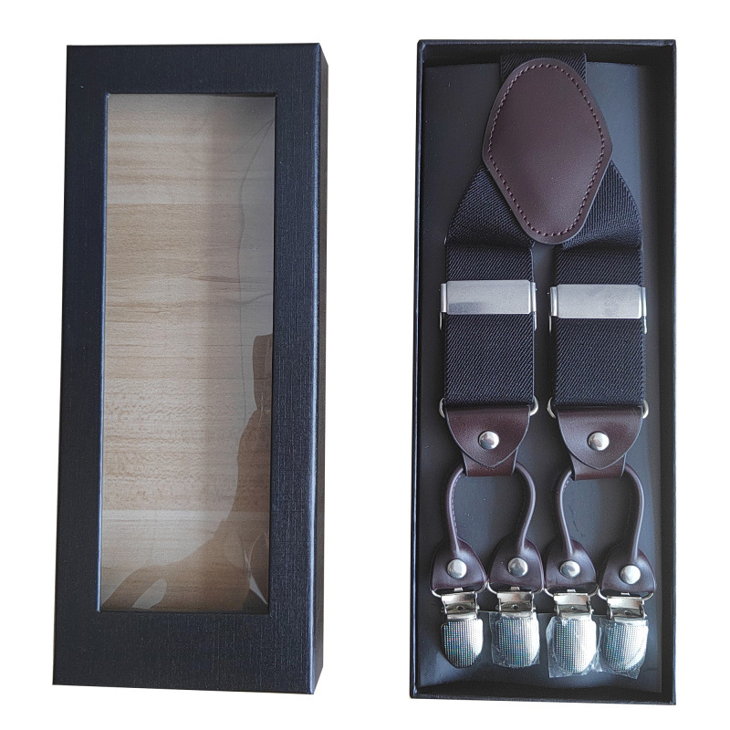 Dây đai đeo quần nam bản 3.5cm 2 kẹp MF02